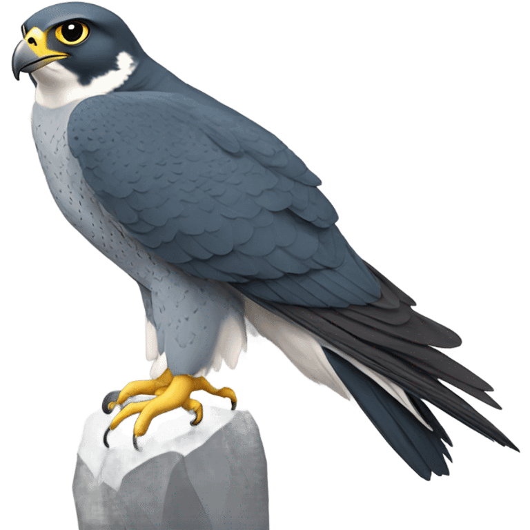 Peregrine falcon ￼ emoji