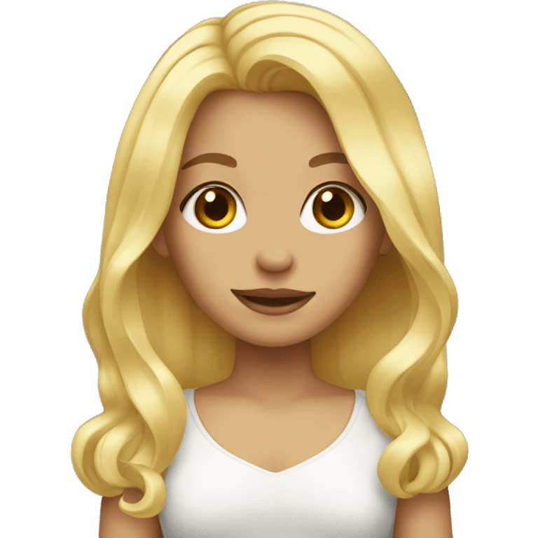 Blondy girl  emoji