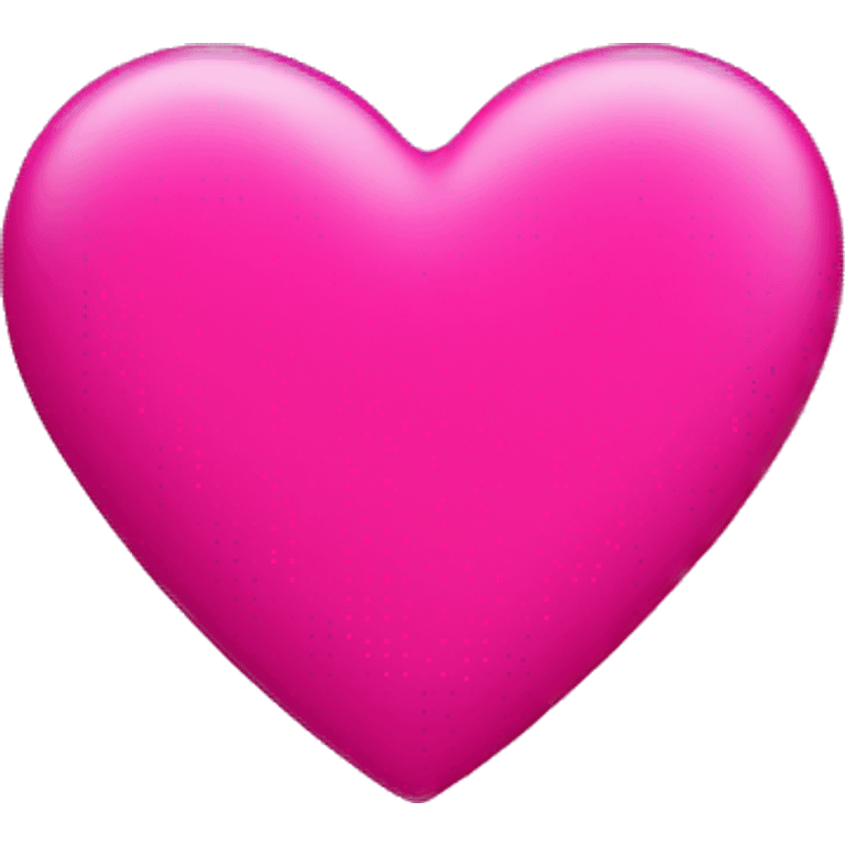 Hot pink heart emoji