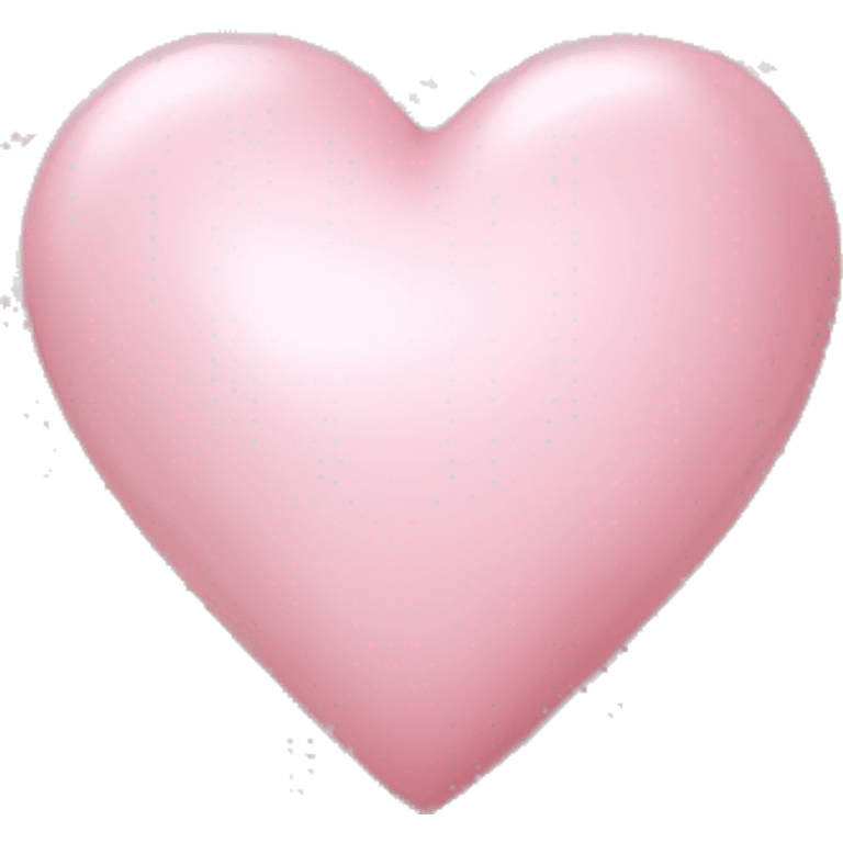 pearl light pink heart emoji