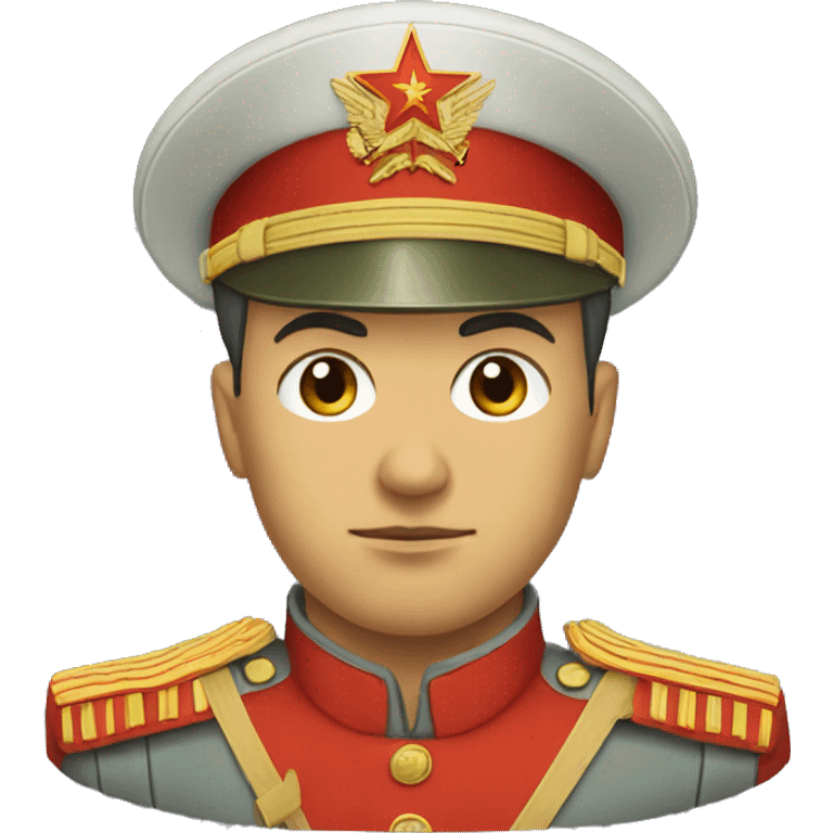 ussr soldier serious  emoji