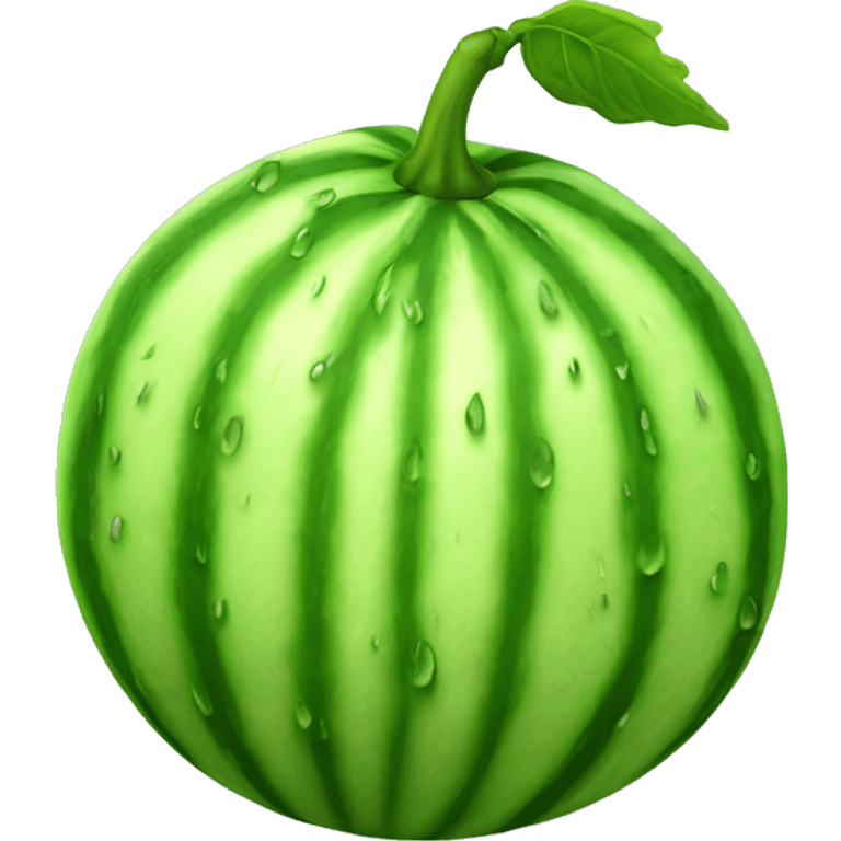 Melons that are sweating  emoji