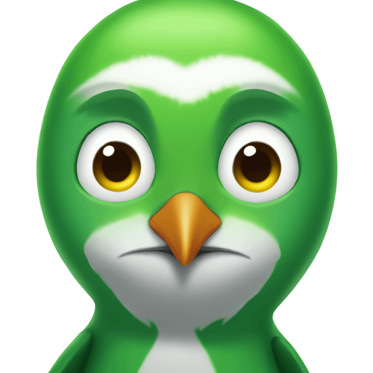 Green penguin  emoji