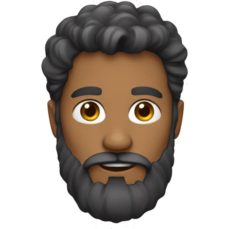 Men with beard emoji