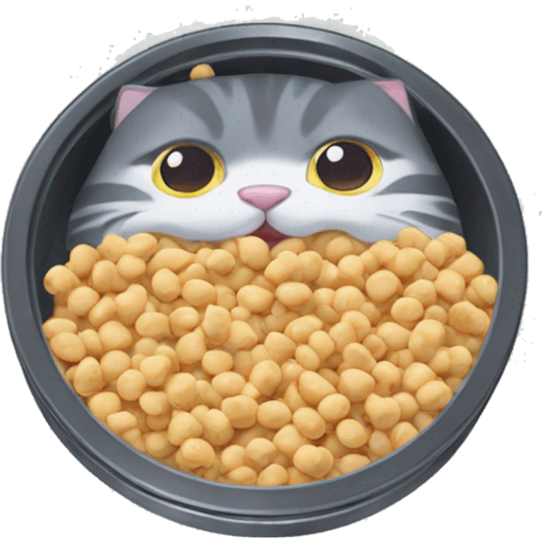 cat food can with Thunfish emoji