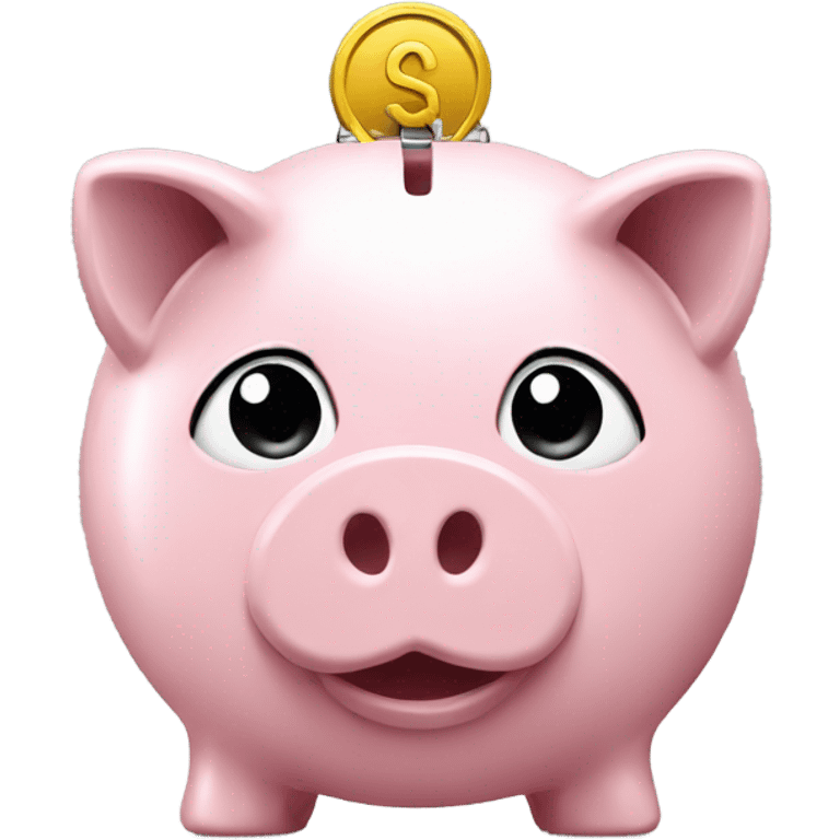 locked piggy bank emoji