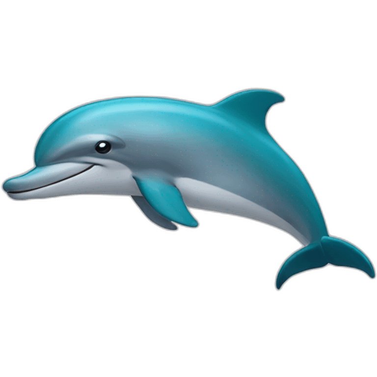 a dolphin face emoji