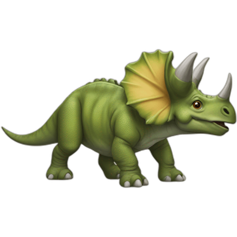 Triceratops emoji