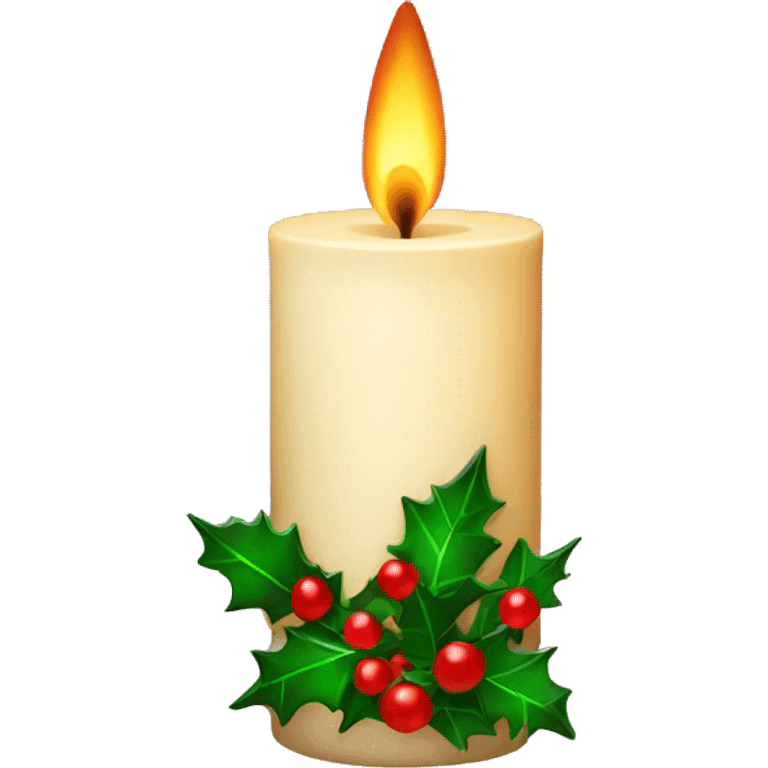 christmas candle emoji