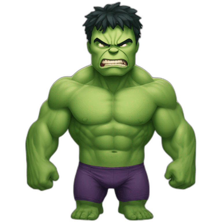 Hulk énerve emoji