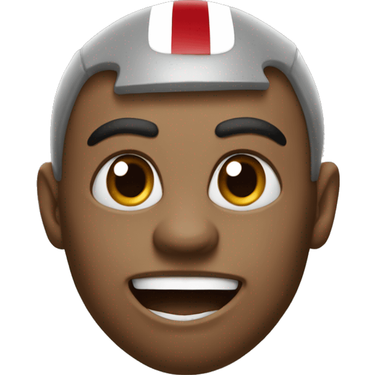 Brutus the buckeye head emoji