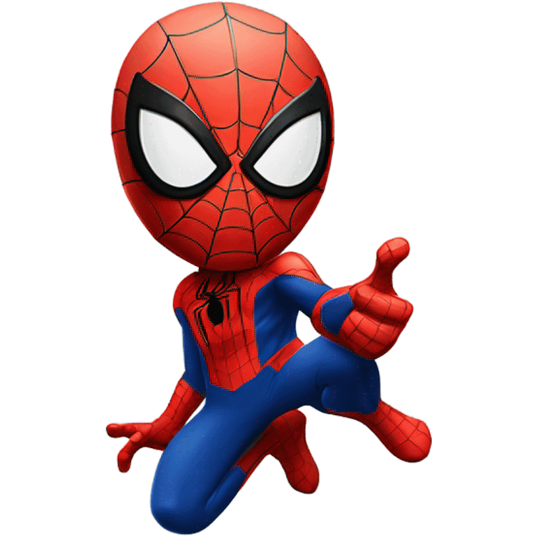 Spider-Man playing ps5 emoji