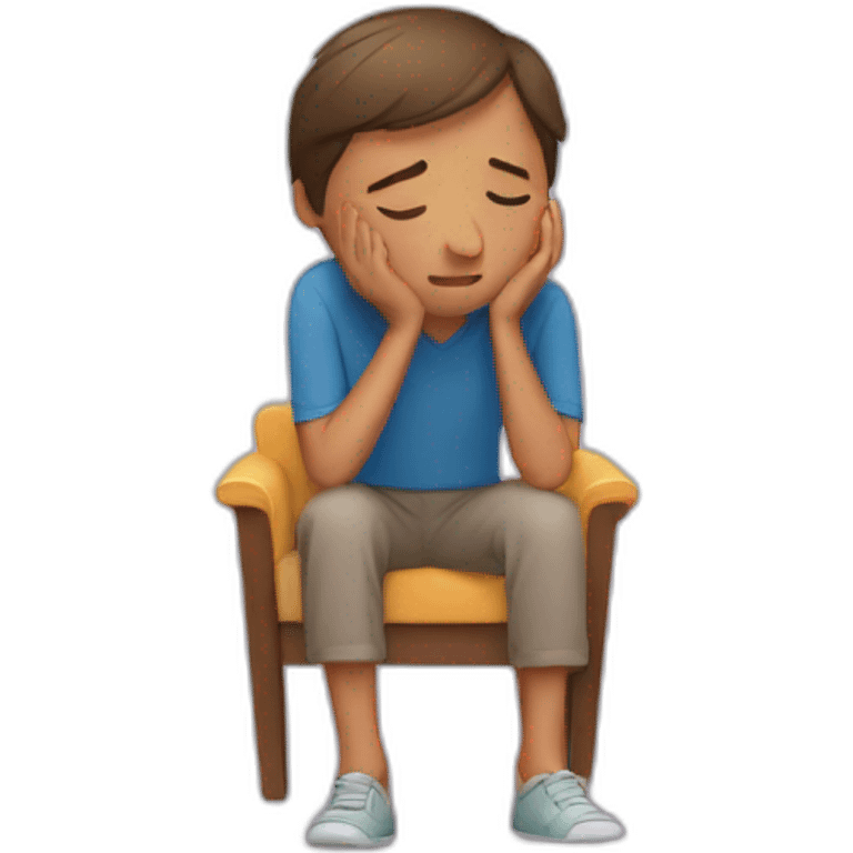 exhausted parent emoji