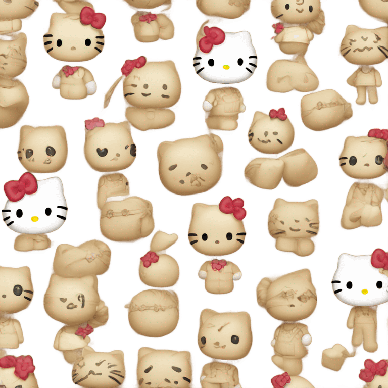 Hawaii hello kitty tan emoji