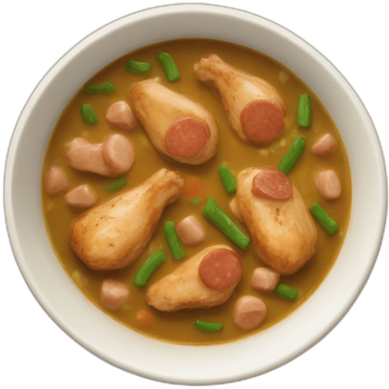 bowl-of-chicken-and-sausage-gumbo emoji