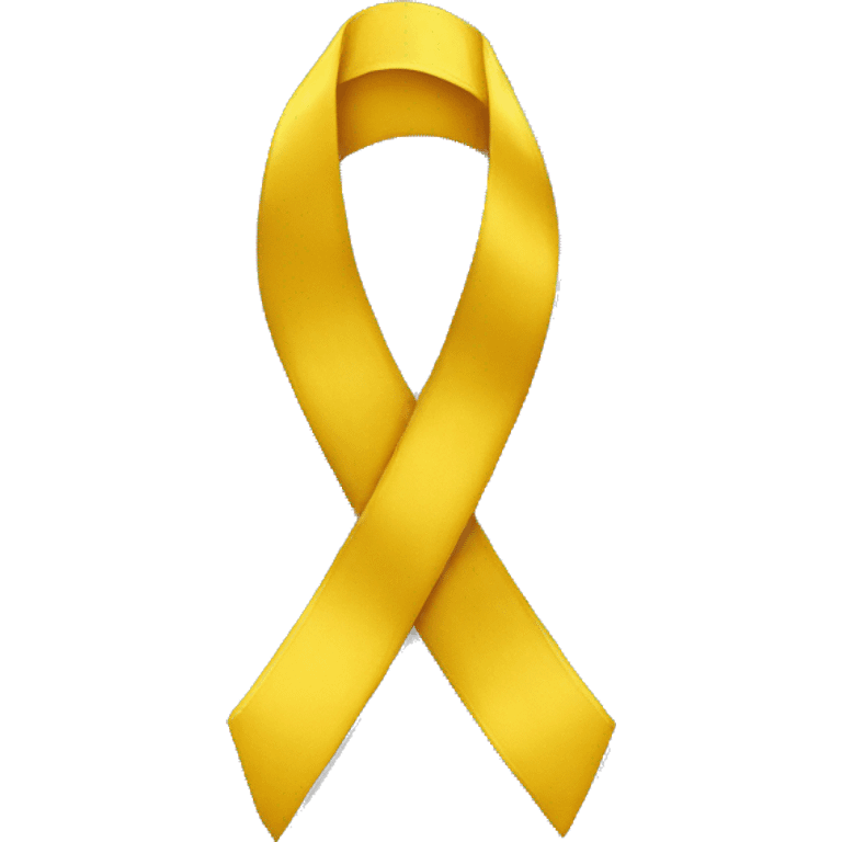 Yellow ribbon emoji