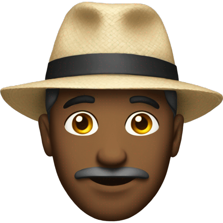 man bold hat emoji