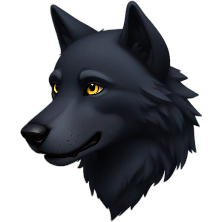 Black Wolf Discord emoji