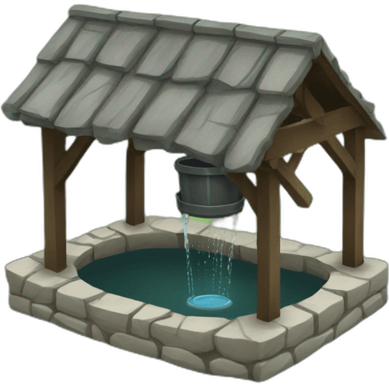 A water well emoji