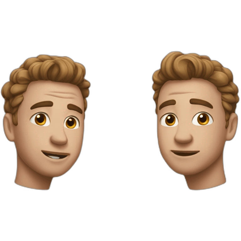 Billy and Bobby two blobs emoji