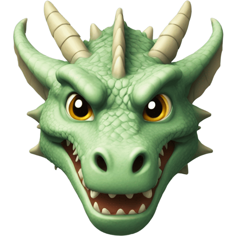 Dragon head ,look from above emoji