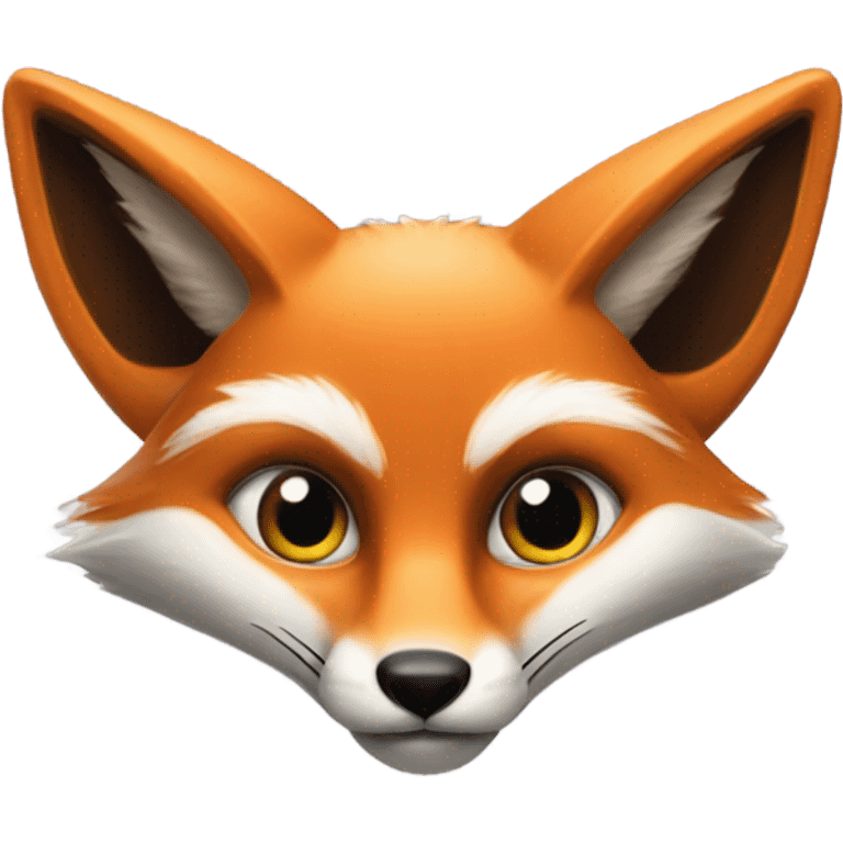 Fox with an alien head ￼ emoji