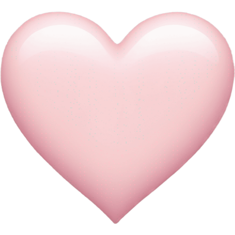 Light pink heart emoji