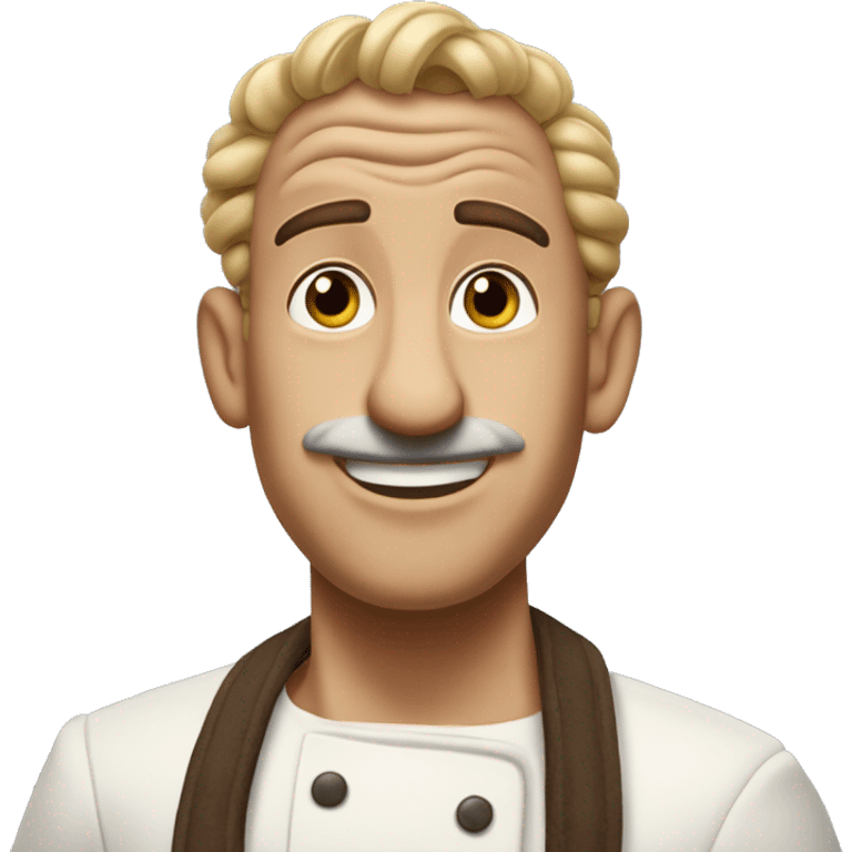 alfredo linguini from ratatouille- young-clean shaved emoji