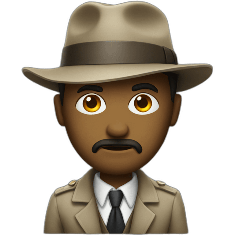 Hardboiled detective emoji