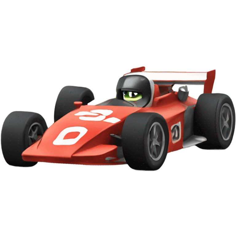 Car racing emoji