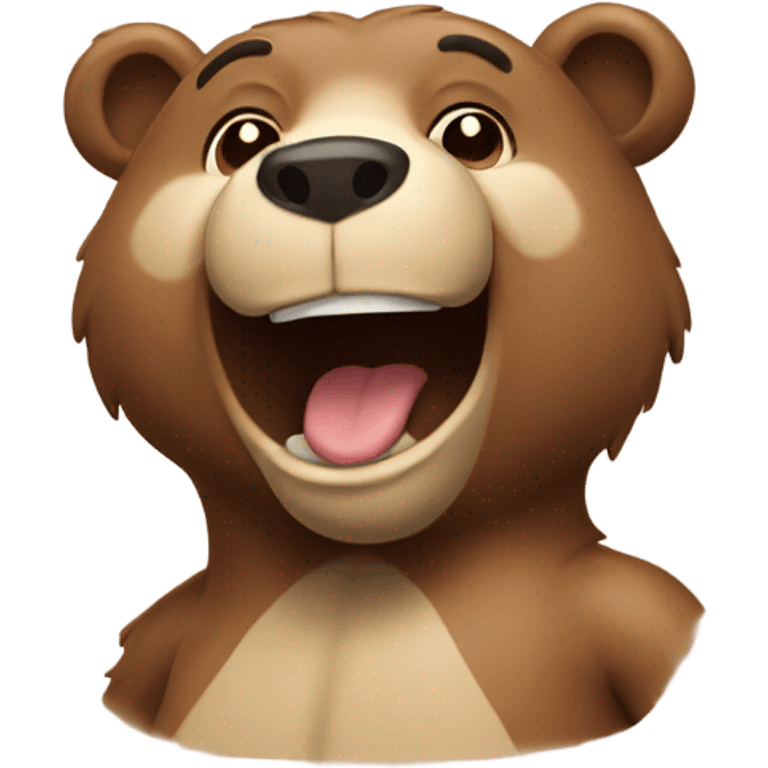 Happy Bear  emoji