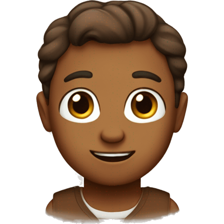 Cute brown best emoji