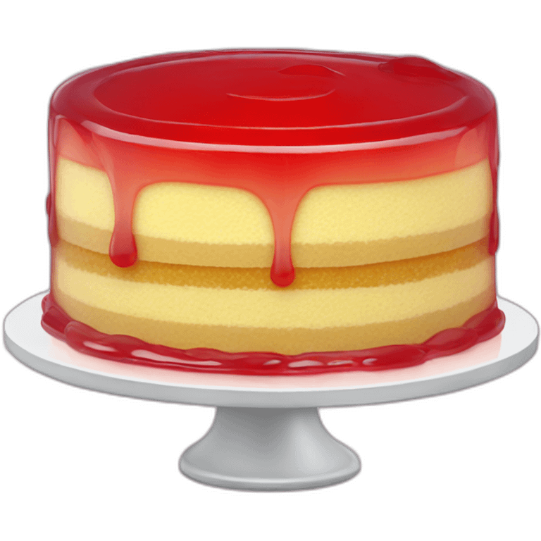 Jello cake emoji