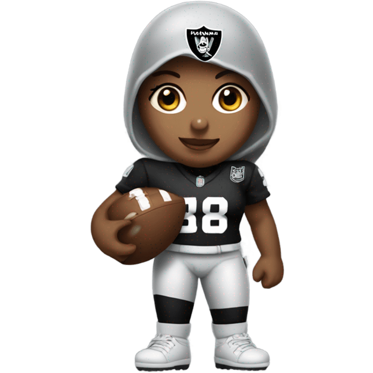 Raiders fan female emoji