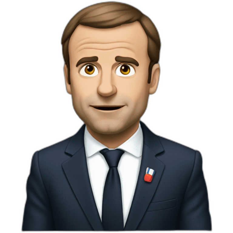 Macron qui fume emoji