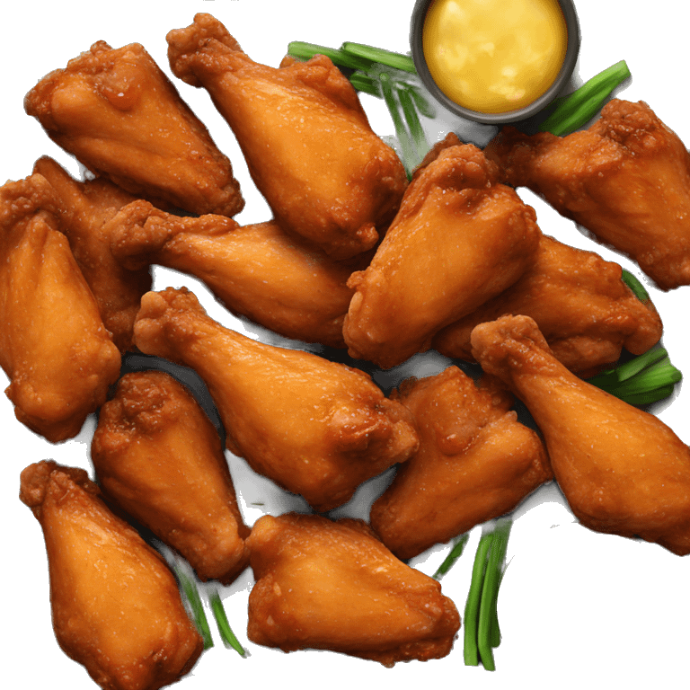 Chicken wings meal emoji