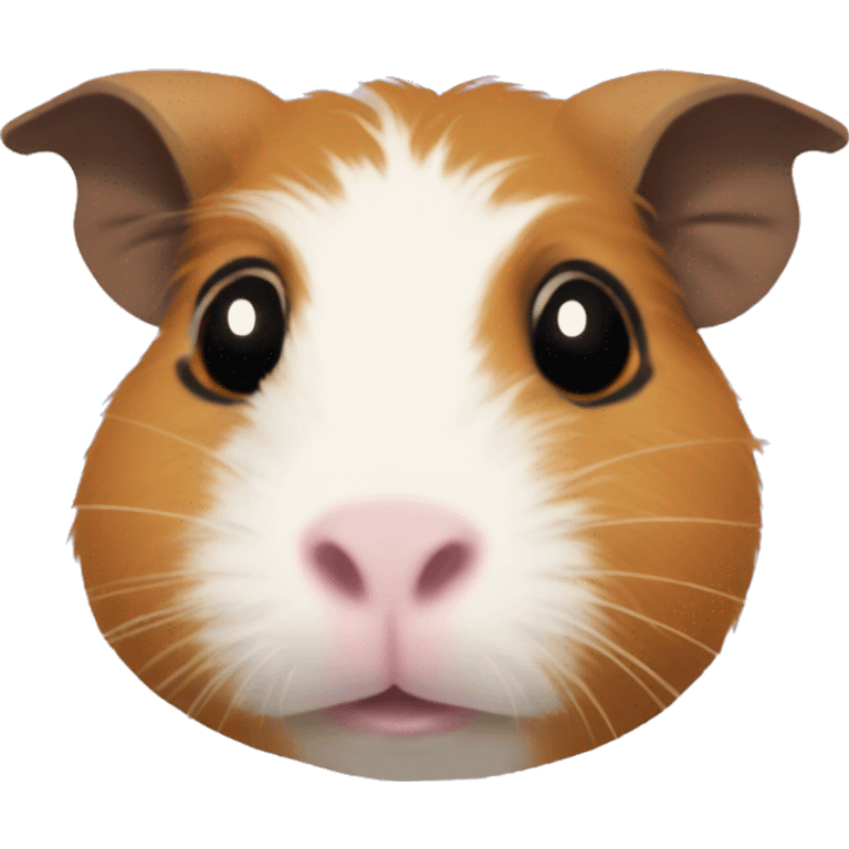 Guinea pig with eyebrows  emoji