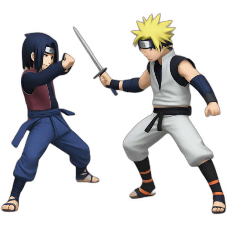 Sasuke vs naruto emoji