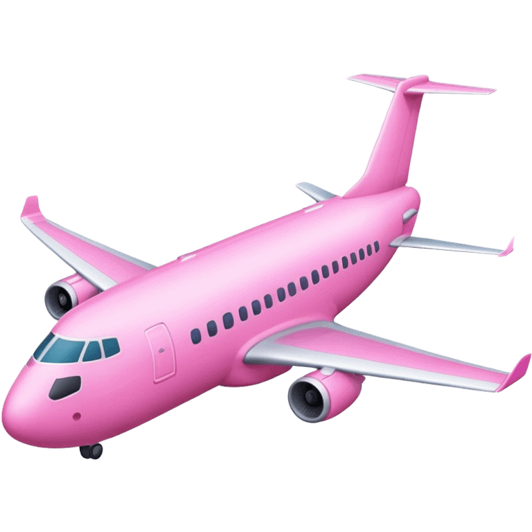 Airplane pink emoji