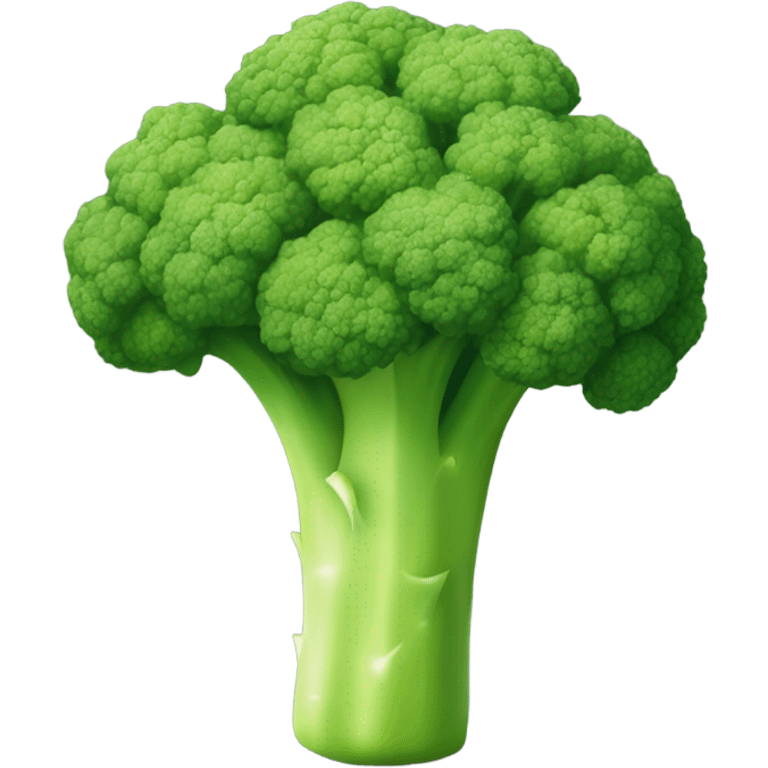 broccoli with blond hair emoji