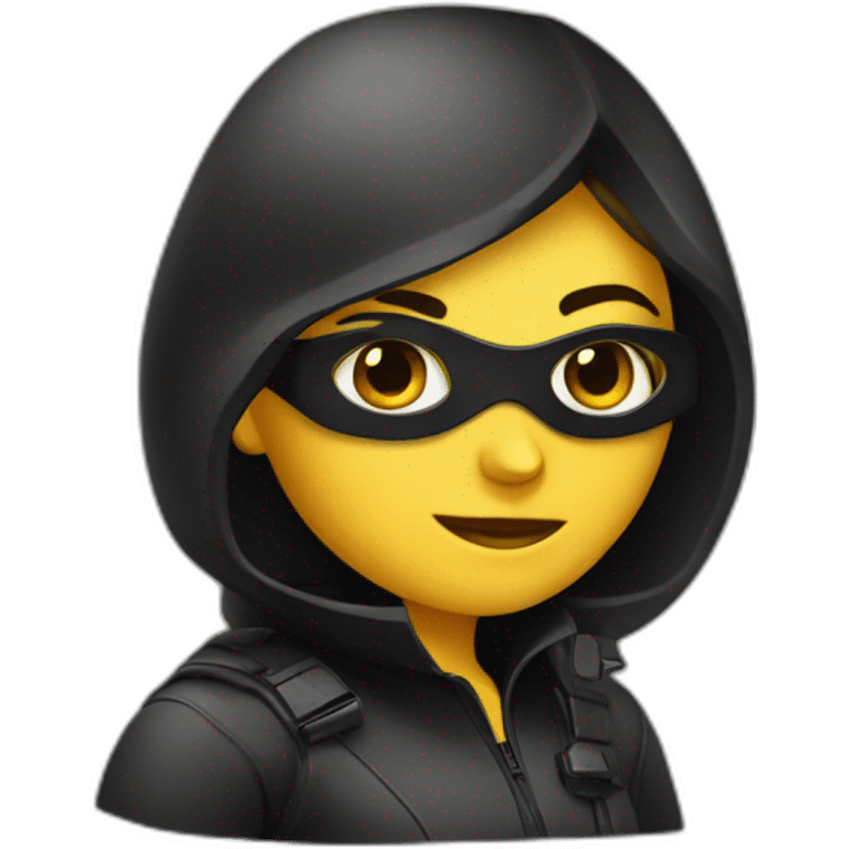 Spy girl emoji