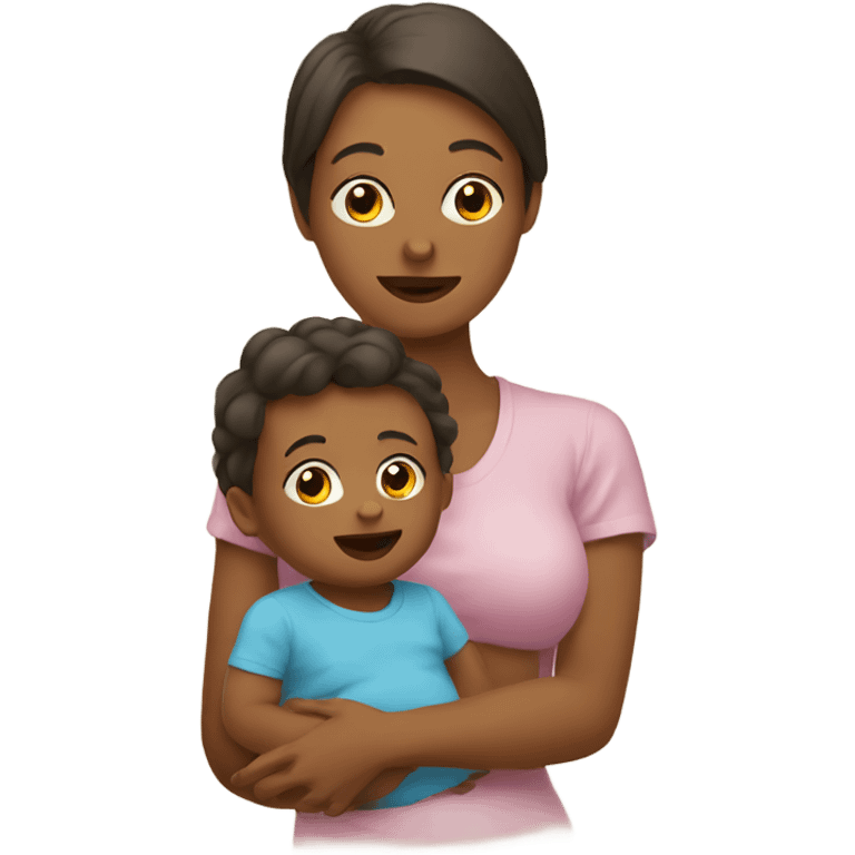 Baby and mom emoji