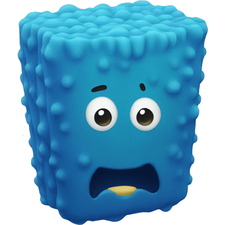 blue sponge  emoji