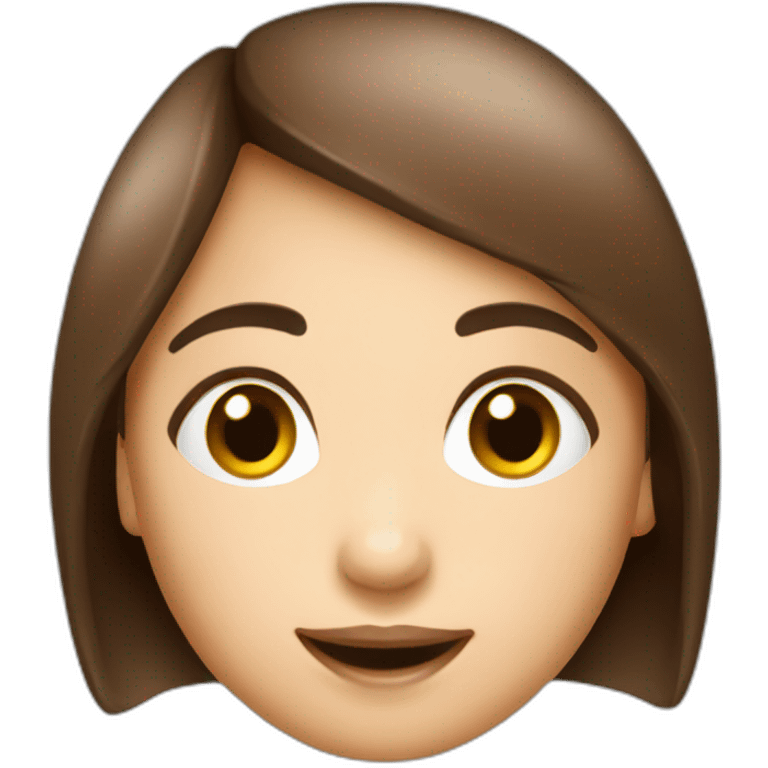 Fille champignon brune emoji