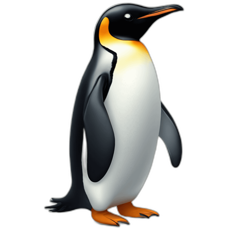 Sad penguin emoji