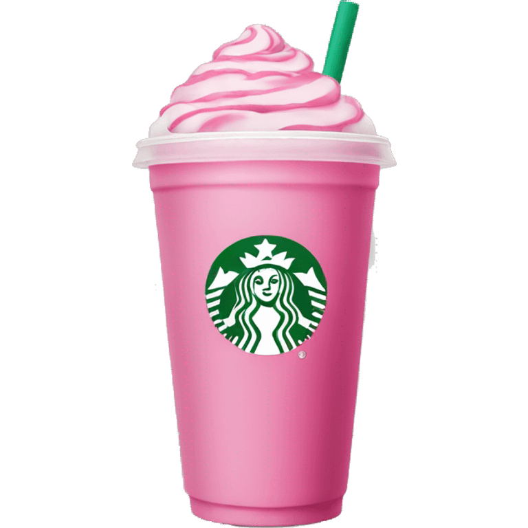 Pink starbucks drink emoji