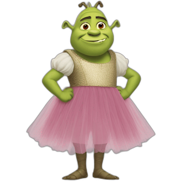 shreck avec un tutu emoji