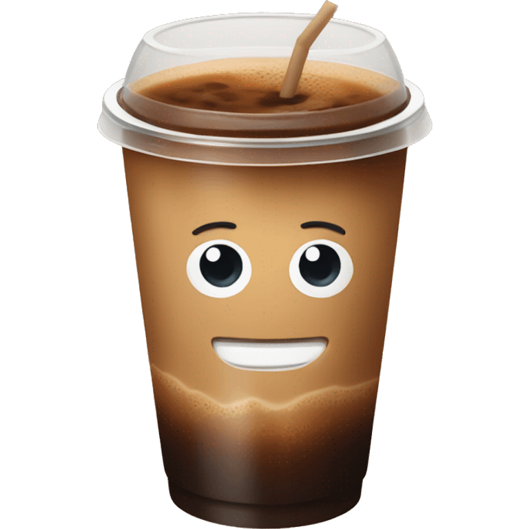 Ice coffee emoji