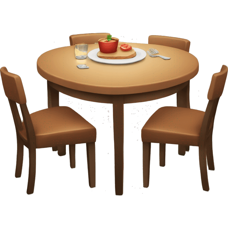 table in restaurant  emoji