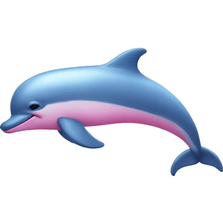 Pink dolphin emoji